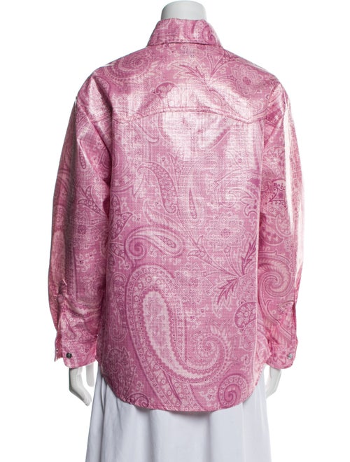 Etro Nylon Paisley Print Jacket