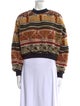 Etro Printed Crew Neck Sweater