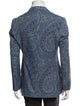Etro Paisley Print Peacoat