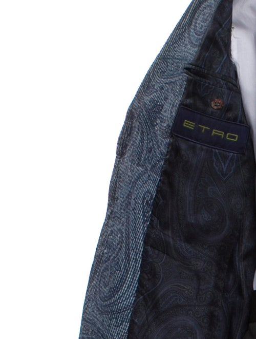 Etro Paisley Print Peacoat