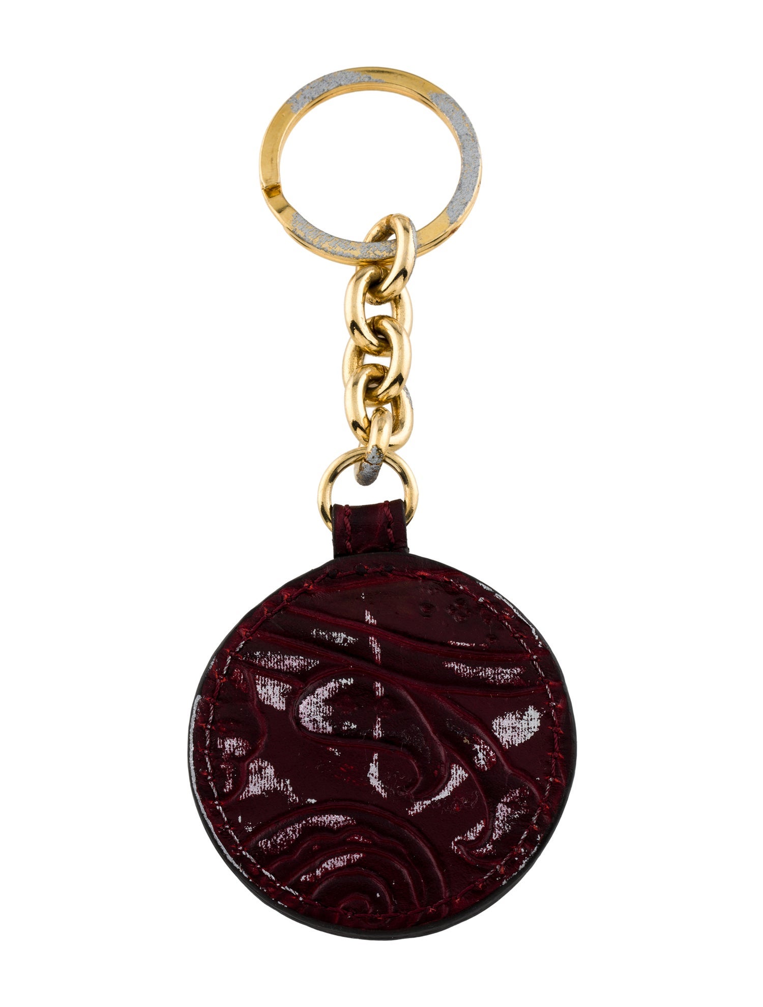 Etro leather keychain
