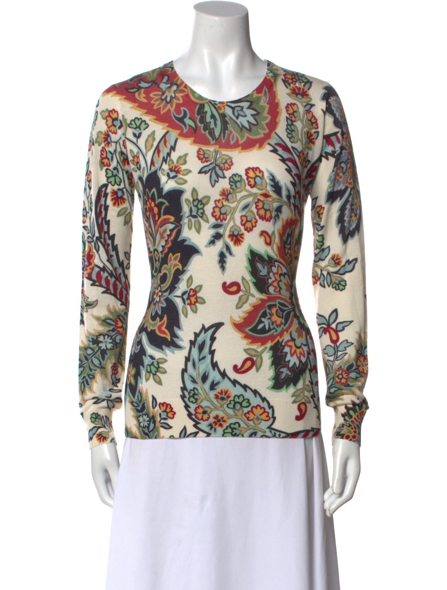 Etro Silk Printed Sweater