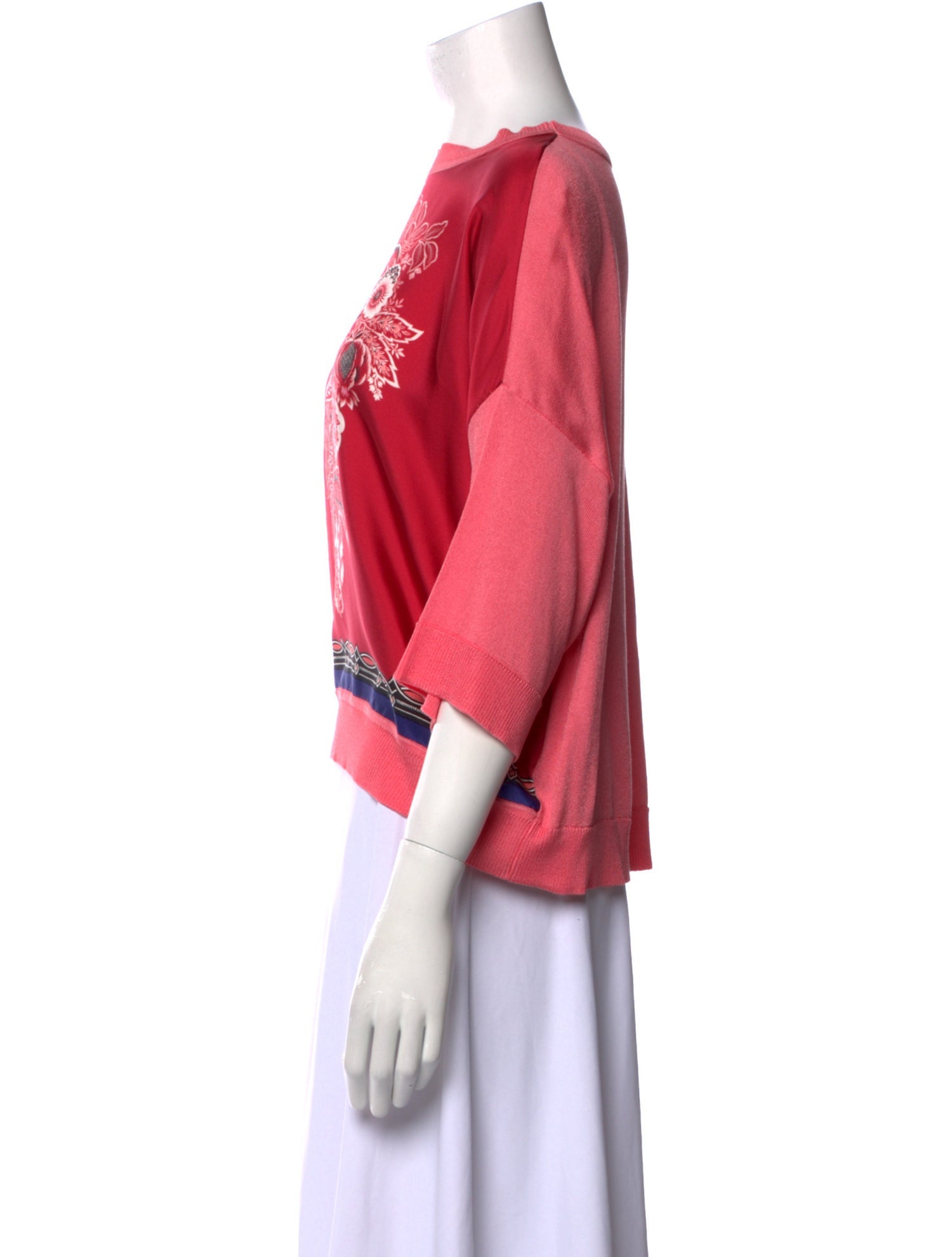 Etro Graphic Print Bateau Neckline Sweatshirt