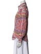 Etro Paisley Print Long Sleeve Button-Up Top