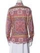 Etro Paisley Print Long Sleeve Button-Up Top