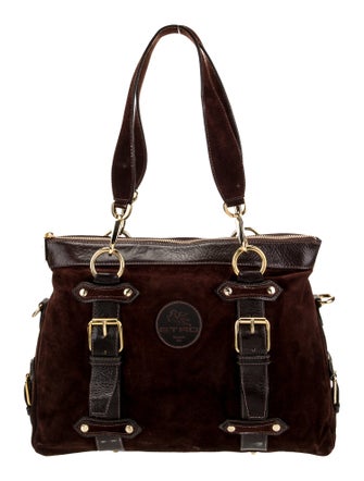 Etro Suede Shoulder Bag