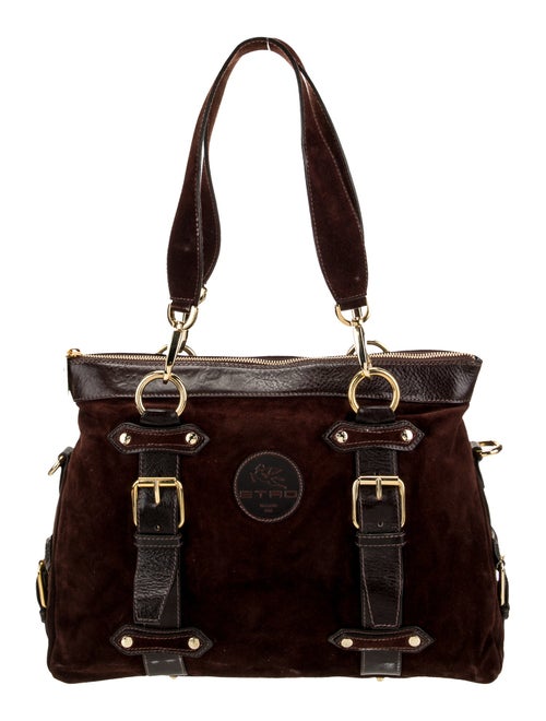 Etro Suede Shoulder Bag