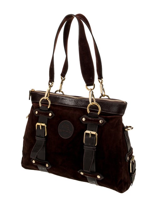 Etro Suede Shoulder Bag