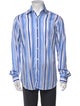 Etro Striped Long Sleeve Dress Shirt