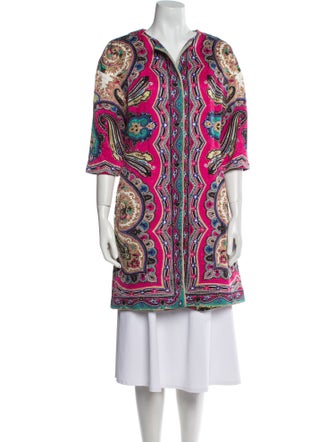 Etro Paisley Print Coat