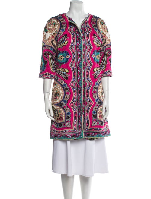 Etro Paisley Print Coat