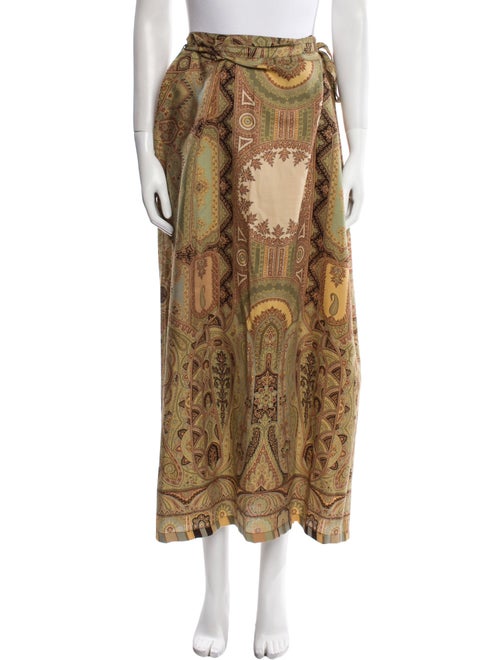 Etro Wool Midi Length Skirt