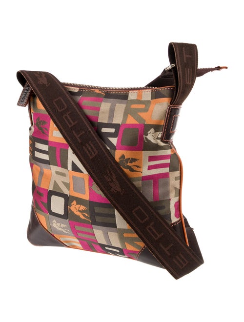 Etro Leather Messenger Bag