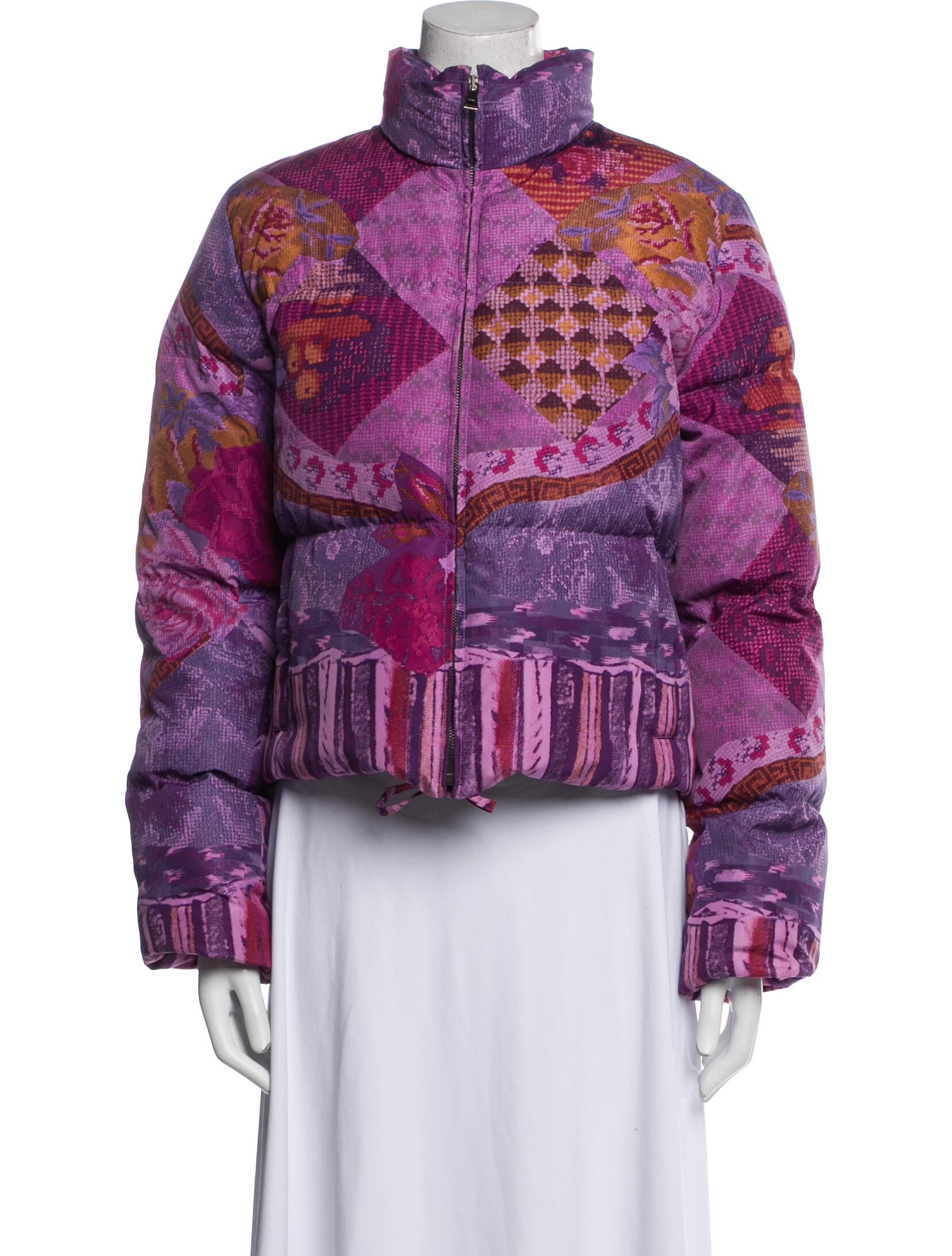 Etro Printed Faux Fur Jacket