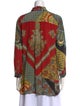 Etro Silk Paisley Print Button-Up Top
