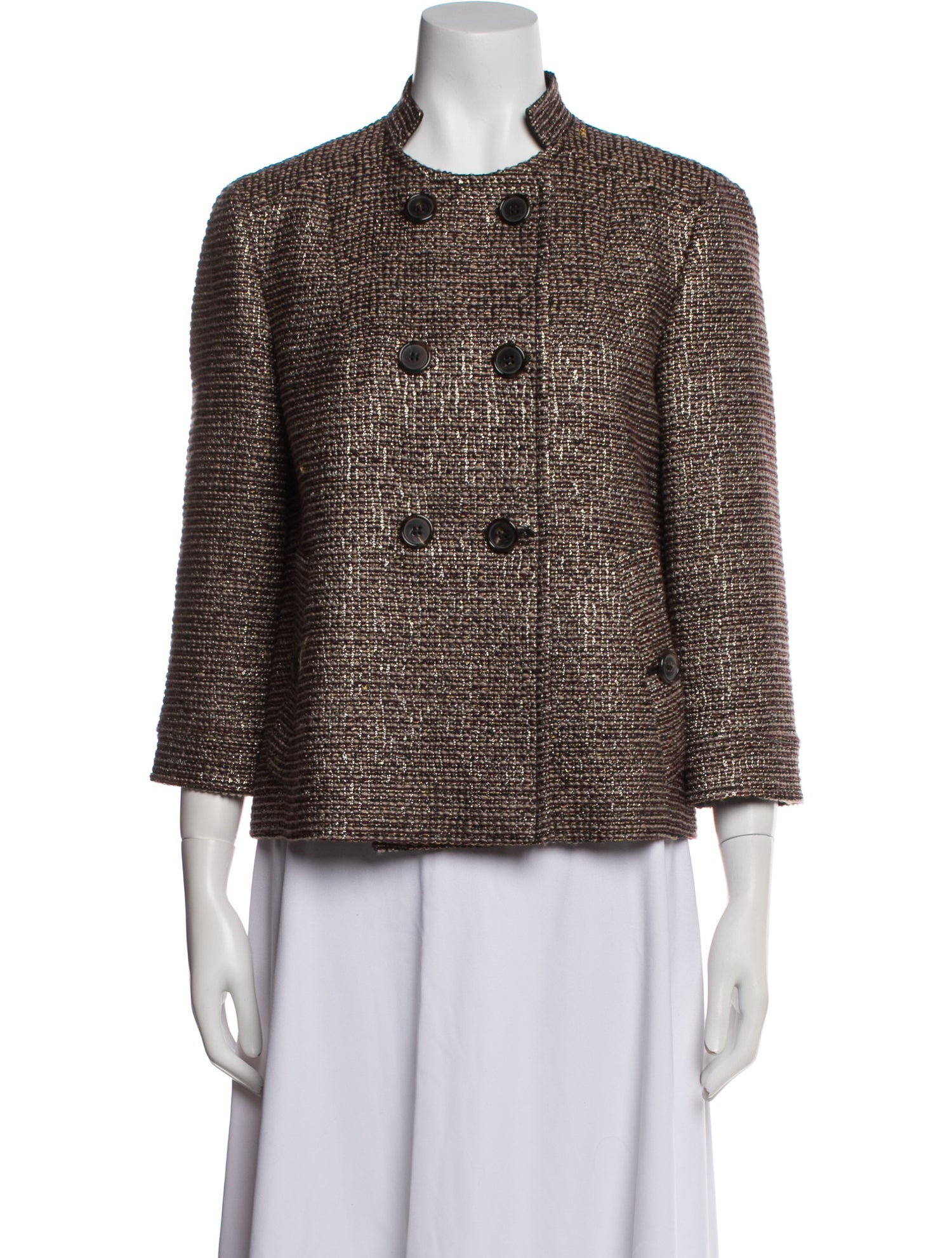 Etro Wool Tweed Pattern Jacket