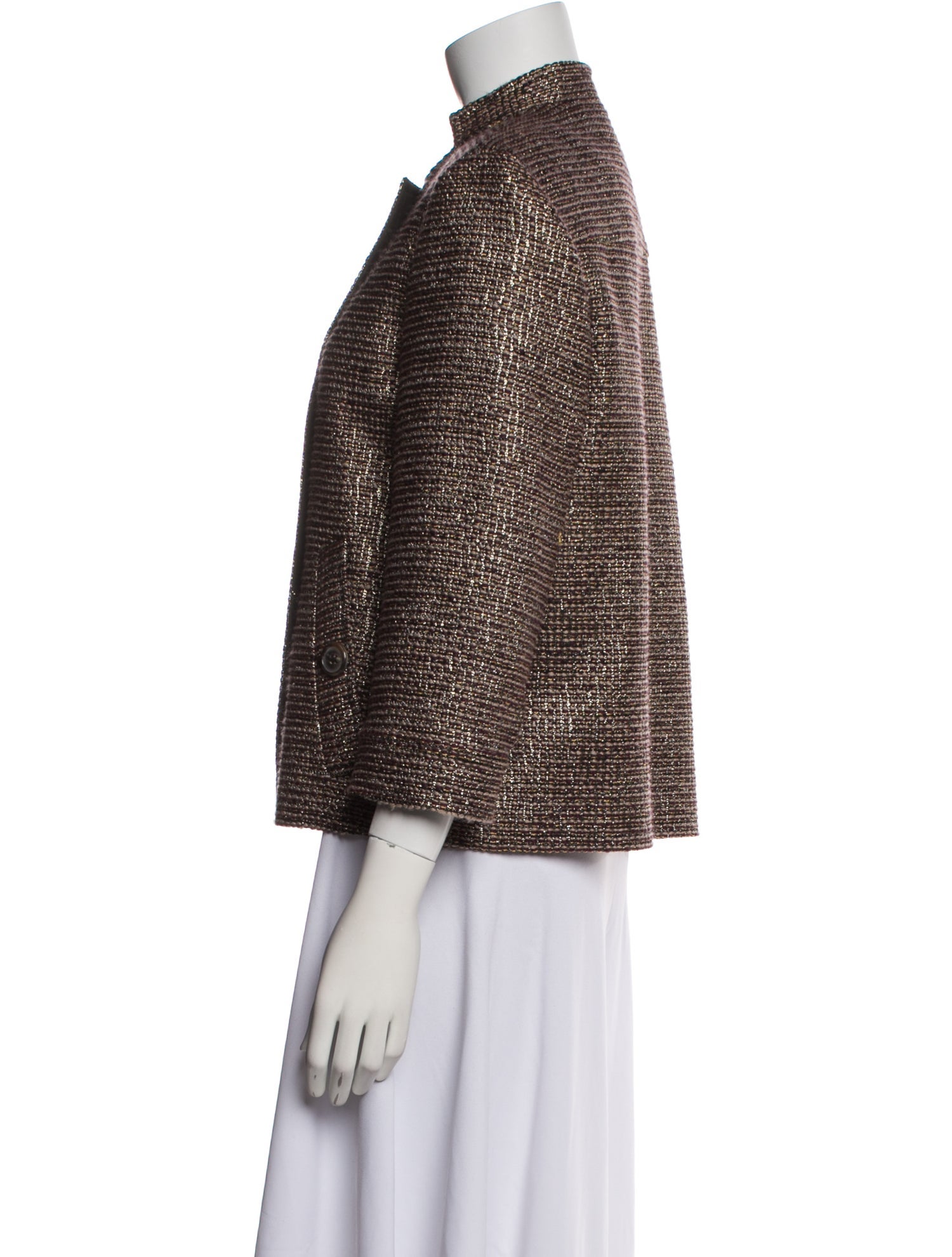 Etro Wool Tweed Pattern Jacket