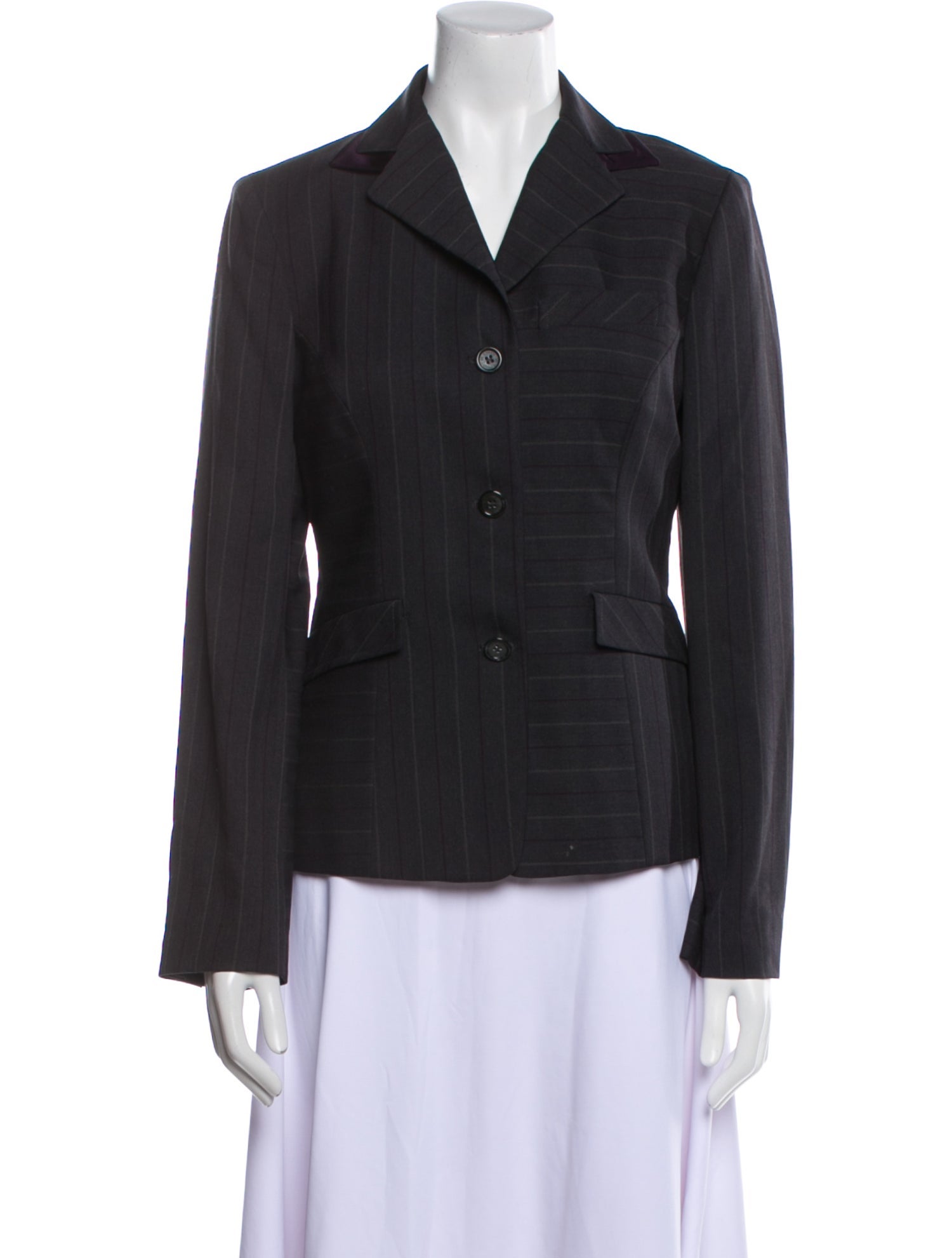 Etro Wool Striped Blazer