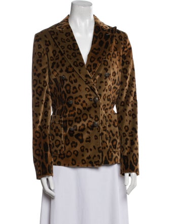 Etro Animal Print Blazer