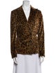 Etro Animal Print Blazer