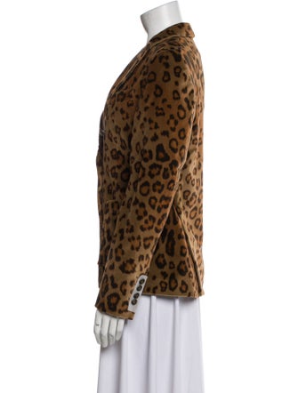 Etro Animal Print Blazer