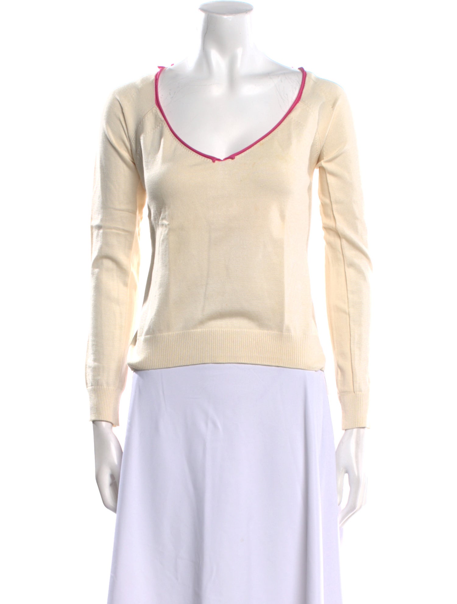 Etro Silk V-Neck Sweater