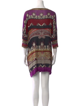 Etro Printed Mini Dress