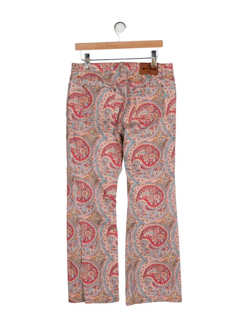 Etro Paisley Print Wide Leg Pants