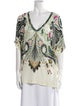 Etro Paisley Print V-Neck Tunic