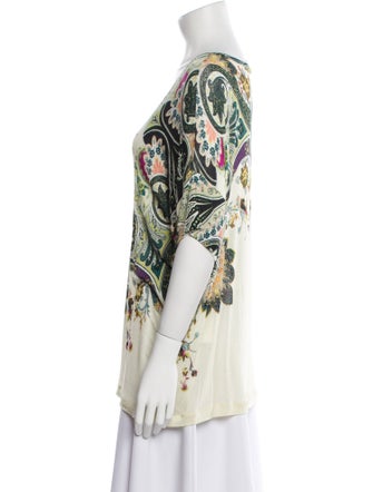 Etro Paisley Print V-Neck Tunic