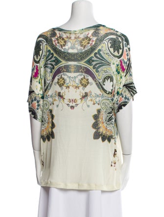 Etro Paisley Print V-Neck Tunic