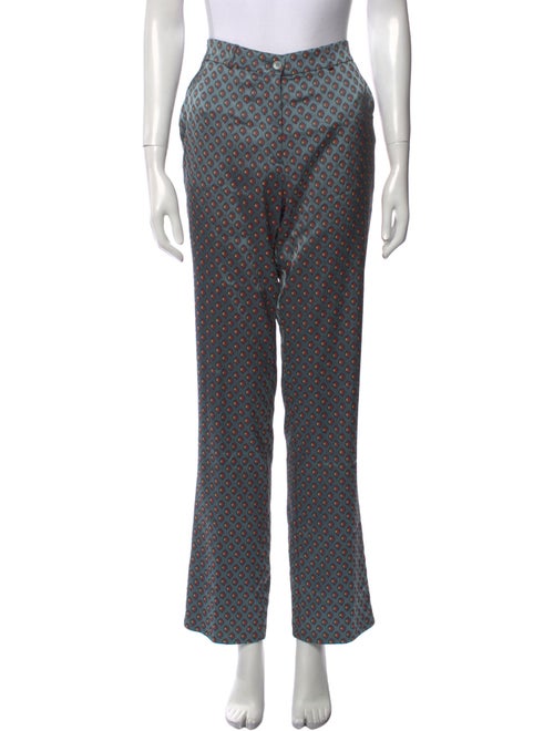 Etro Printed Straight Leg Pants