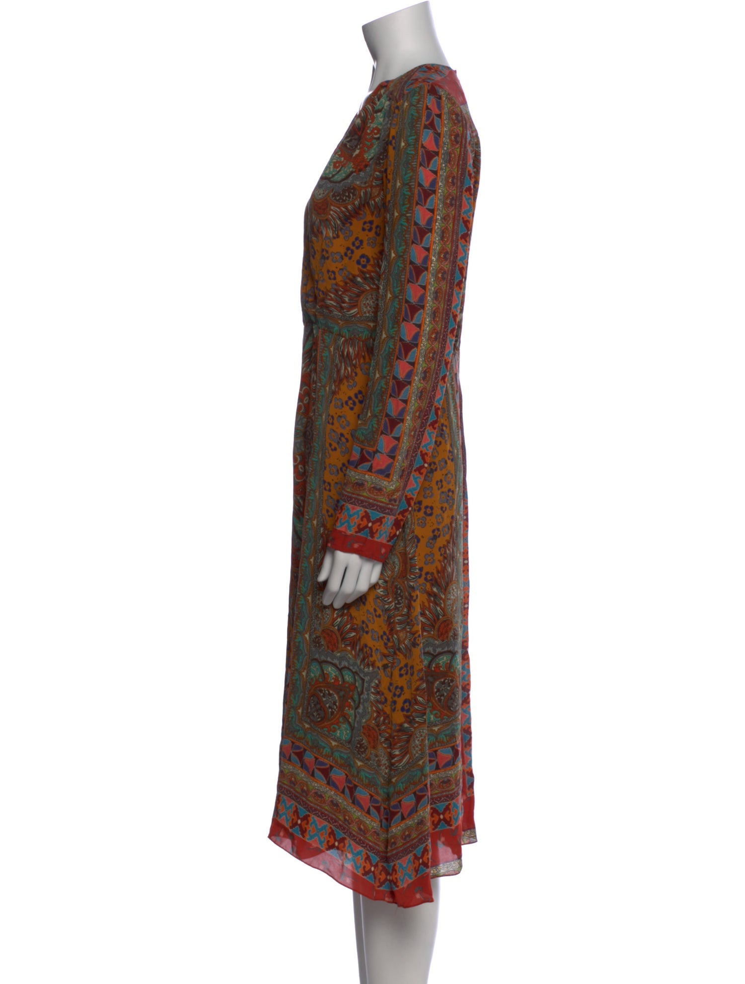 Etro Silk Midi Length Dress