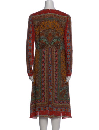Etro Silk Midi Length Dress