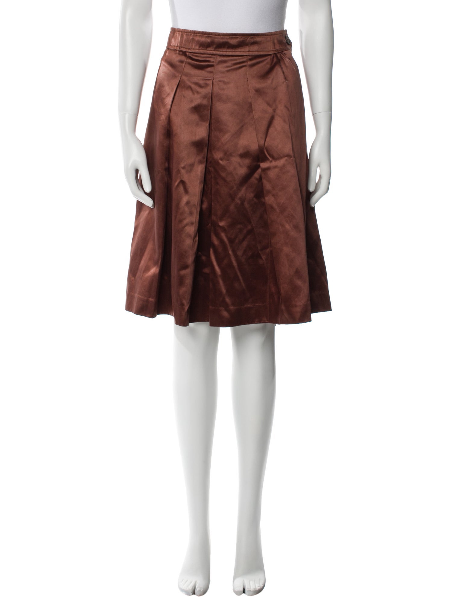 Etro Pleated Accents Knee-Length Skirt