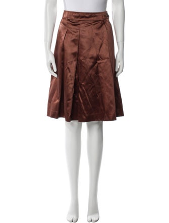 Etro Pleated Accents Knee-Length Skirt
