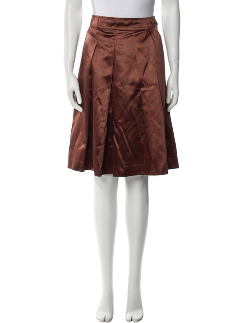 Etro Pleated Accents Knee-Length Skirt