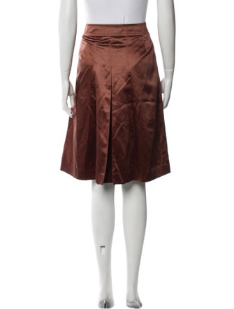 Etro Pleated Accents Knee-Length Skirt