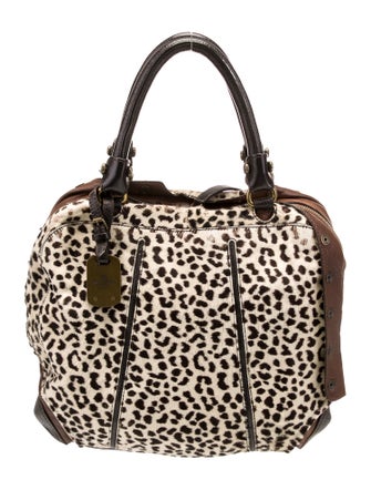 Etro Leather Top Handle Bag