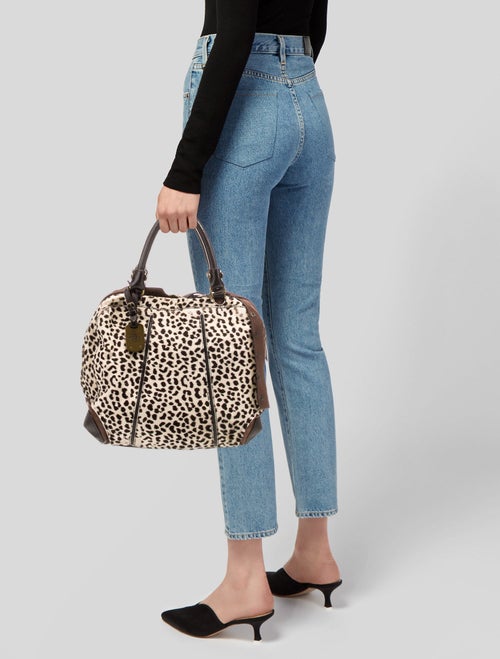 Etro Leather Top Handle Bag