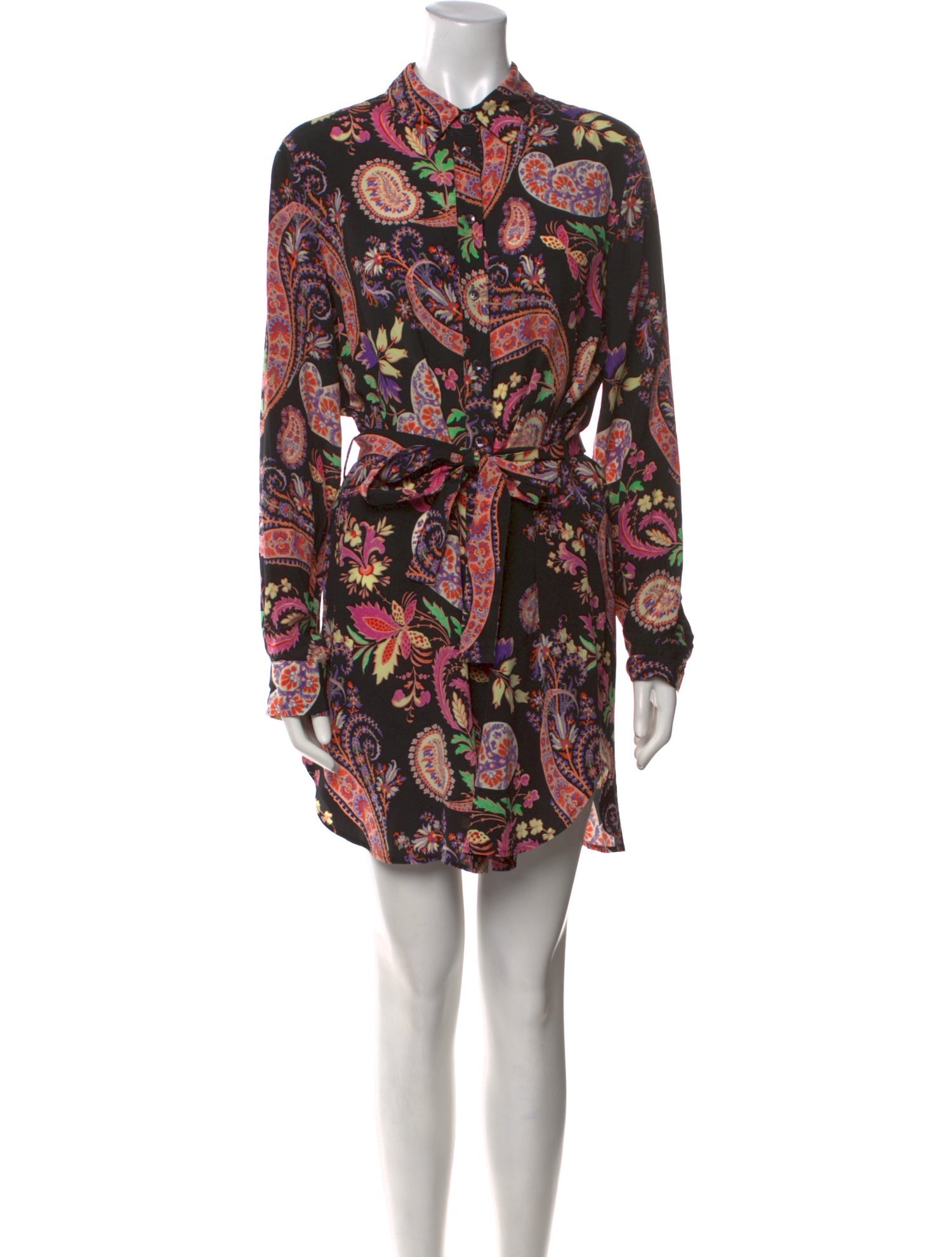 Etro Paisley Print Mini Dress