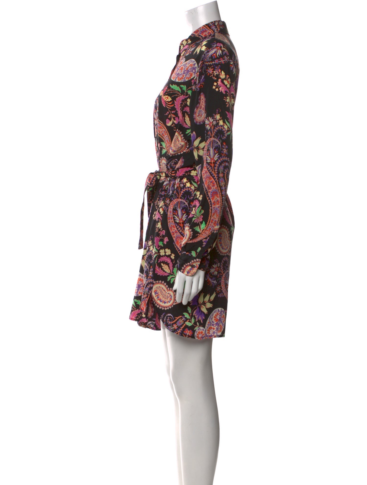 Etro Paisley Print Mini Dress