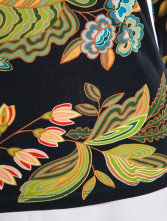 Etro Silk Floral Print Top