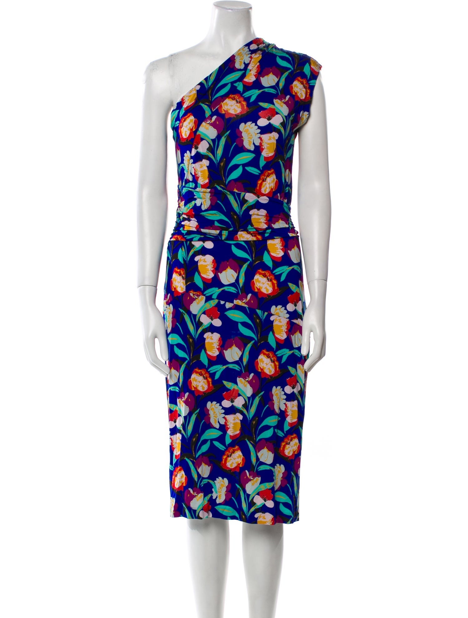 Etro Floral Print Midi Length Dress