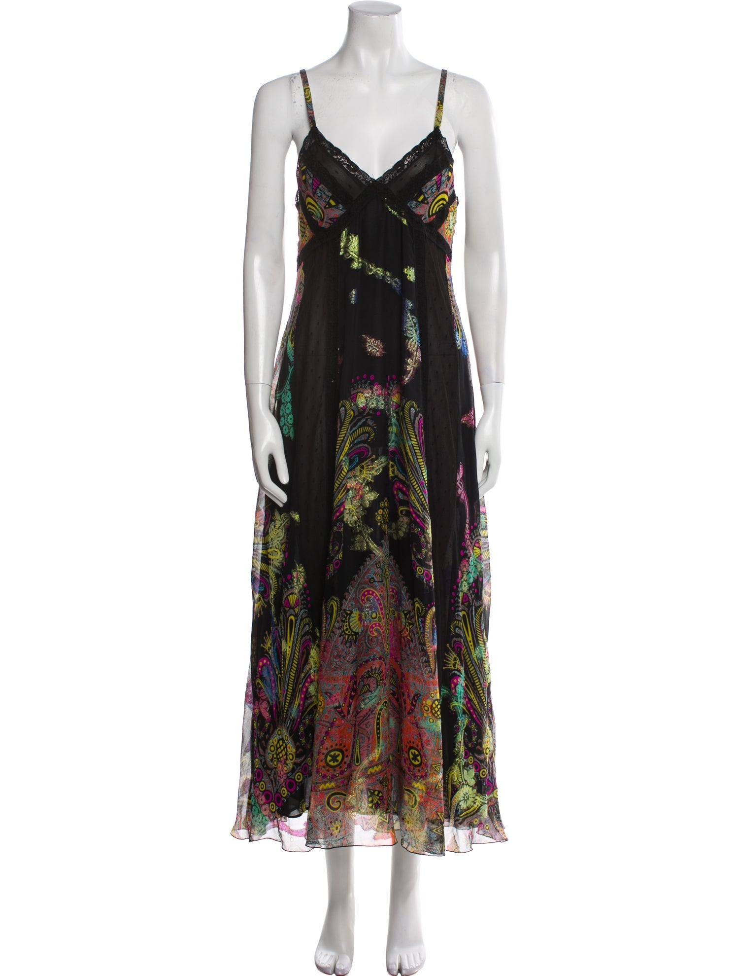 Etro Printed Long Dress
