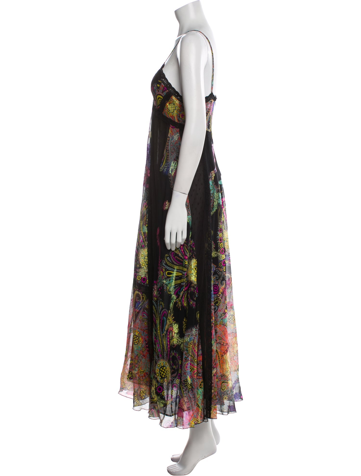 Etro Printed Long Dress