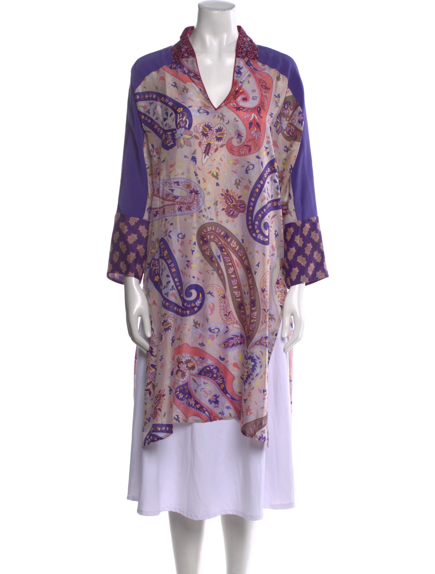 Etro Silk Paisley Print Tunic