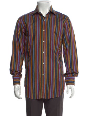 Etro Striped Long Sleeve Shirt