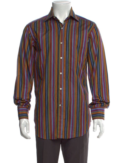 Etro Striped Long Sleeve Shirt