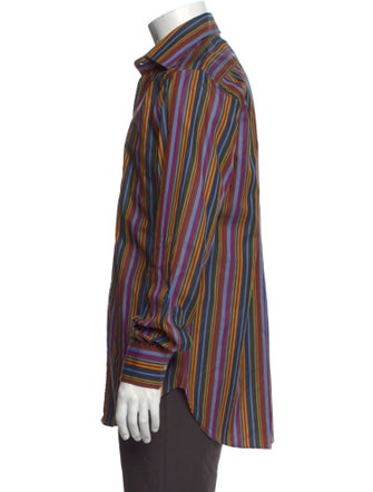 Etro Striped Long Sleeve Shirt